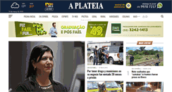 Desktop Screenshot of aplateia.com.br
