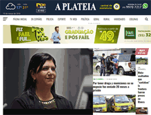 Tablet Screenshot of aplateia.com.br